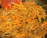 ワンポットパスタで焼きミートパスタ作り方4写真