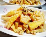 簡単☆豚コマとジャガイモのオイマヨ炒め作り方6写真