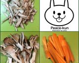 牛肉とごぼうと舞茸のうま〜い煮。作り方1写真