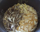 筍と舞茸の炊き込みご飯作り方2写真
