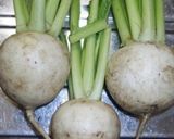 カレー研究会！かぶと鶏肉の煮込みカレー味作り方1写真
