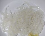 ダイエット用小松菜と卵のコンニャク麺炒め作り方3写真
