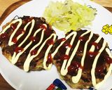 鯖缶フワフワお好み焼き作り方7写真