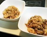 シェアしましょ☆牛肉とごぼうの2色ごはん作り方8写真