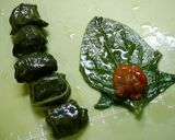 レンジで簡単!ロールほうれん草♪お弁当に作り方1写真