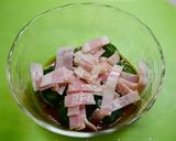 レンジで簡単!ロールほうれん草♪お弁当に作り方2写真