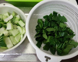 大豆のお肉と青梗菜のオイスター炒め作り方2写真