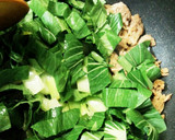 大豆のお肉と青梗菜のオイスター炒め作り方5写真