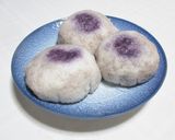 紫さつま芋の餡と長芋の皮の饅頭作り方3写真