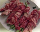 いんげん豆の牛肉巻作り方2写真