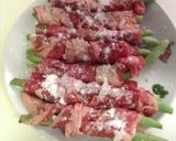 いんげん豆の牛肉巻作り方3写真