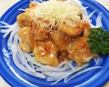 玉葱のコーンチーズ焼き。マヨ&チリソース作り方7写真