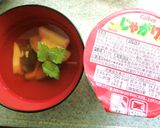 お吸い物の仕上げに、じゃがりこ。作り方2写真