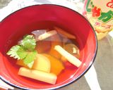 お吸い物の仕上げに、じゃがりこ。作り方3写真