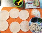 餃子の皮で!和風ささみピザ☆作り方1写真