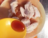 餃子の皮で!和風ささみピザ☆作り方3写真