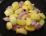 椎茸＊鶏じゃが作り方6写真