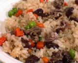 牛肉とレーズンのピラフ作り方5写真