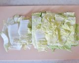 中華風肉団子と白菜の蒸し煮作り方2写真