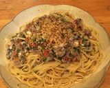 生イワシのトマトバジルパスタ作り方5写真