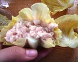 エビ入りふんわりロールキャベツ作り方5写真