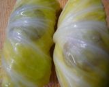 エビ入りふんわりロールキャベツ作り方9写真