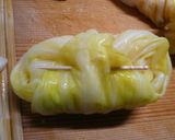 エビ入りふんわりロールキャベツ作り方8写真