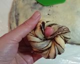 簡単チョコシートの折り込みパン★編みパン作り方23写真