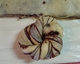 簡単チョコシートの折り込みパン★編みパン作り方24写真