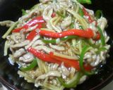 ○○ 青椒肉絲丼 ○○作り方6写真