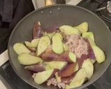 家庭で作る~茄子の味噌炒め~醤焼茄子作り方5写真
