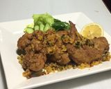 エスニック風味のタイ風ガーリック唐揚げ作り方12写真