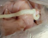 鶏むね肉とオクラのしょうが焼き作り方2写真