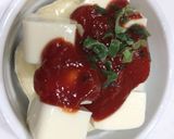 とろ〜り熱々❤︎ピリ辛カマン豆腐作り方4写真