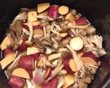 きのことサツマイモの炊き込みご飯作り方3写真