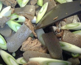 【大豆のお肉】と蒟蒻のねぎキムチ炒め作り方6写真
