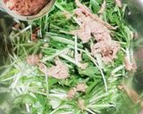 簡単、シンプル!!水菜とツナのサラダ作り方2写真