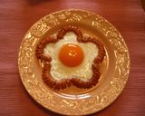 お花の目玉焼き〜♪″作り方7写真