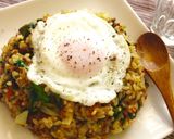 大豆のお肉で！春菊入り☆美ドライカレー作り方5写真