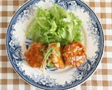 ジューシー！あらびきつくねの照り焼き風作り方11写真