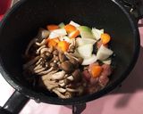 手作り！鶏肉とさつまいものクリームスープ作り方2写真