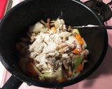 手作り！鶏肉とさつまいものクリームスープ作り方3写真