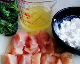 材料３つ☆とり肉白みあんかけ作り方1写真