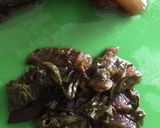 旬の漬物と、鳥肉の混ぜごはん作り方1写真