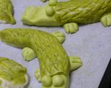 レンジパンで「ワニメロンパン」♪作り方14写真