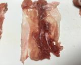 豚肉の2色巻き☆生姜焼き風作り方3写真