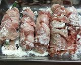 豚肉の2色巻き☆生姜焼き風作り方7写真