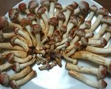 クリタケとヌメリスギタケの焼きキノコ作り方2写真