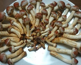 クリタケとヌメリスギタケの焼きキノコ作り方2写真