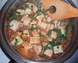 自宅の調味料で簡単行者にんにくマーボ豆腐作り方6写真
